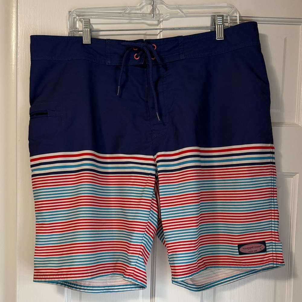 Vineyard Vines Men's Striped Board Shorts